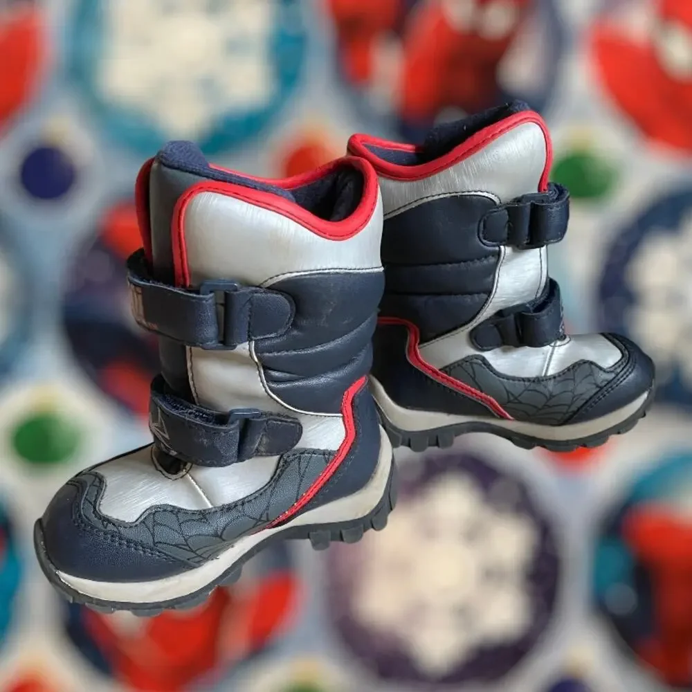 Marvel The Amazing Spider-man 2007 Boots Kids Sz 8